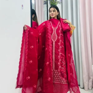 premium-organza-red-unstitched