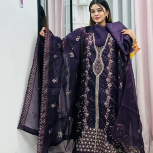 premium-organza-purple-unstitched